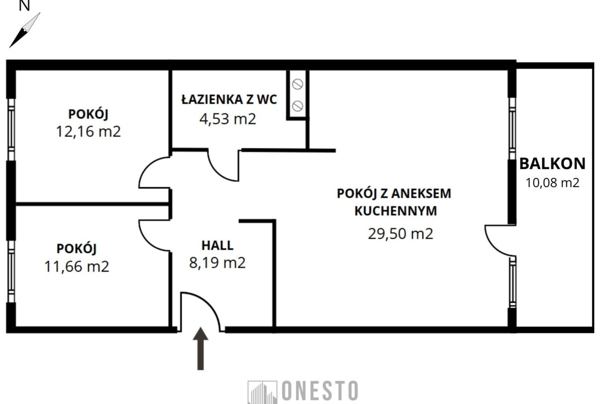 Mieszkanie na sprzedaż, Lublin, 66,04m2