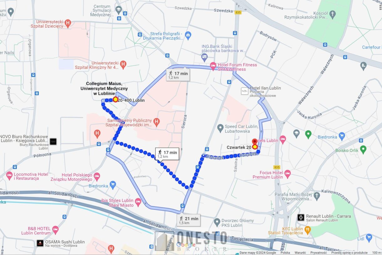 Mieszkanie do wynajęcia, Lublin, 23,39m2