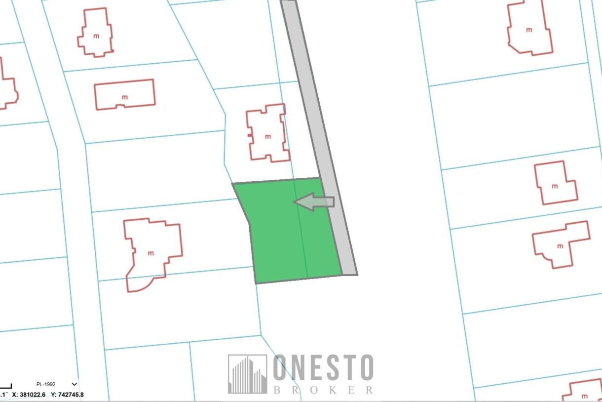 Działka na sprzedaż, Lipniak, 1034m2