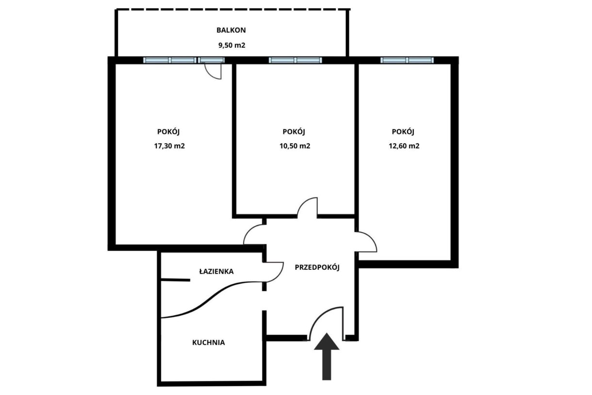 Mieszkanie na sprzedaż, Lublin, 53,5m2