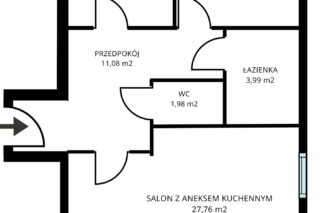 Mieszkanie na sprzedaż, Turka, 66,14m2