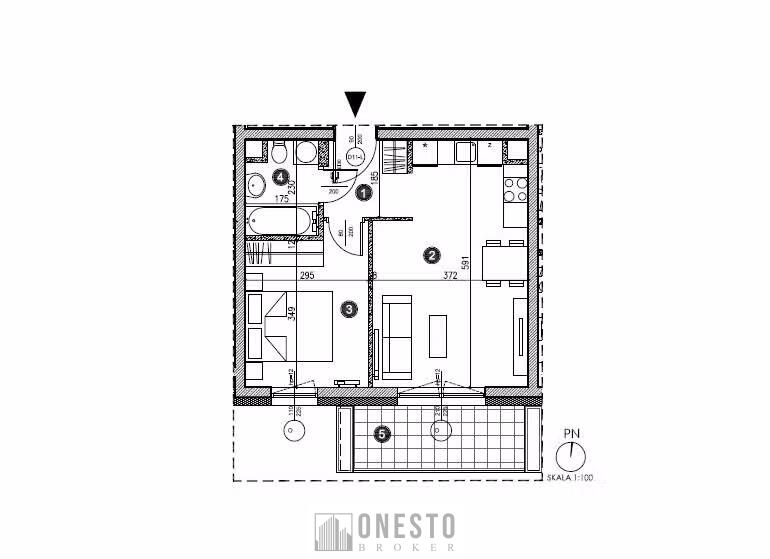 Mieszkanie na sprzedaż, Lublin, 37,36m2