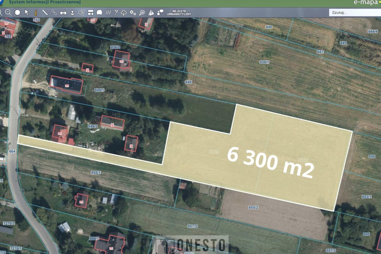 Działka na sprzedaż, Konopnica, 6361m2