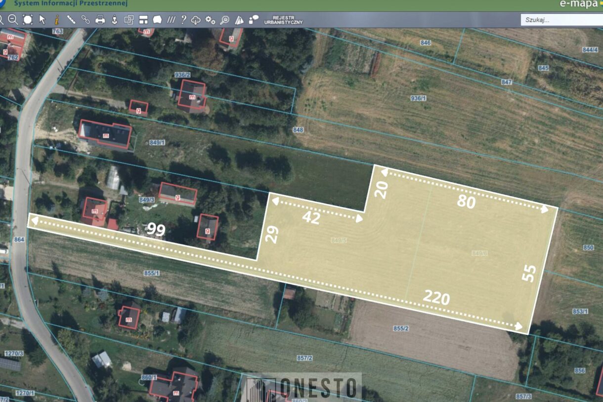 Działka na sprzedaż, Konopnica, 6361m2