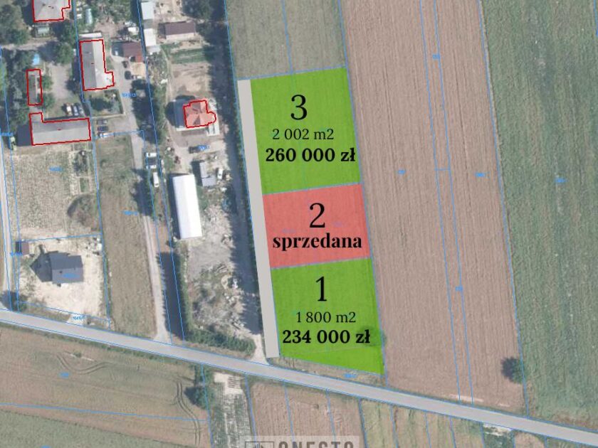 Działka na sprzedaż, Rudka Kozłowiecka, 1800m2