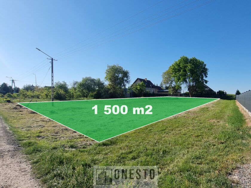 Działka na sprzedaż, Dominów, 1500m2