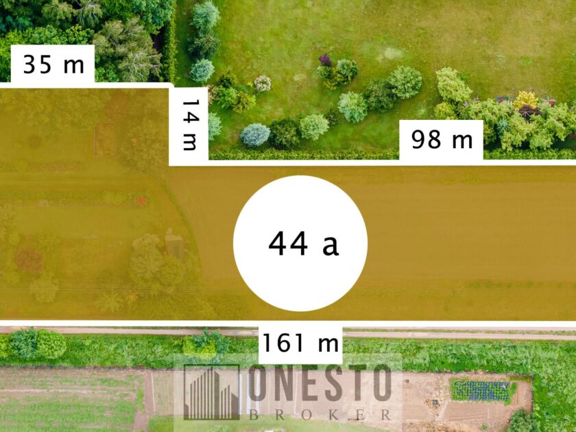 Działka na sprzedaż, Motycz, 4400m2