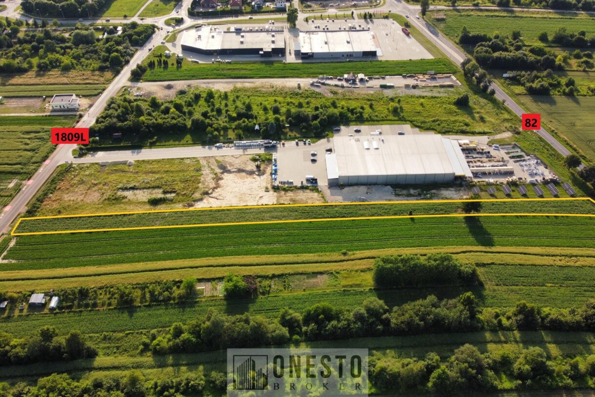 Działka na sprzedaż, Łęczna, 4993m2