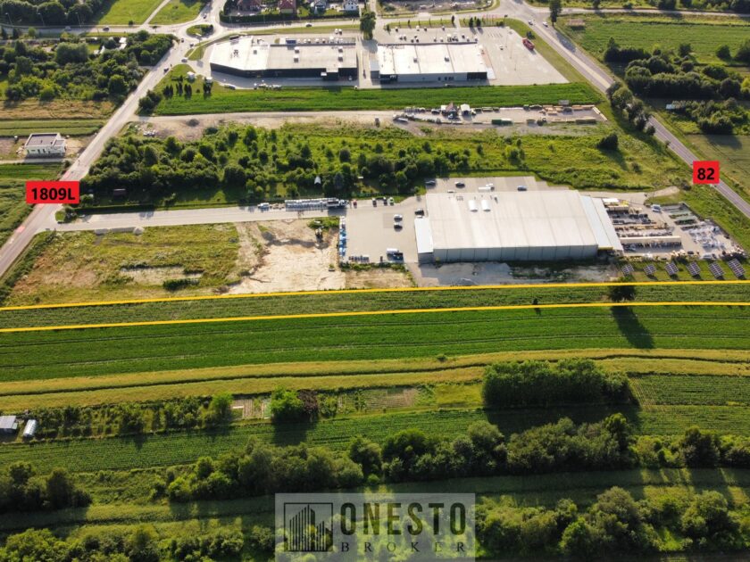 Działka na sprzedaż, Łęczna, 4993m2